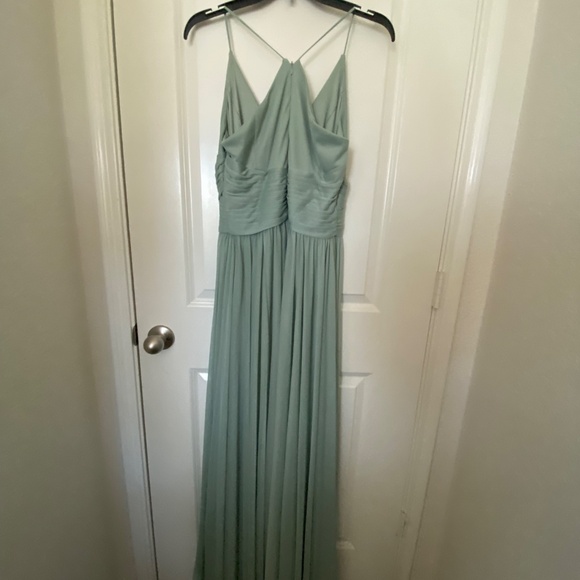 Sage Green Long Dress - Picture 2 of 5